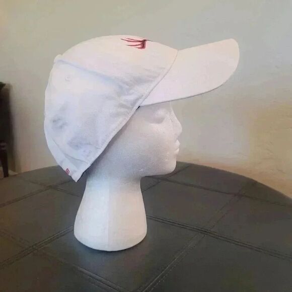 39 Men's White Cotton Flex Fit Antler Embroidered Baseball Cap - Picture 11 of 11